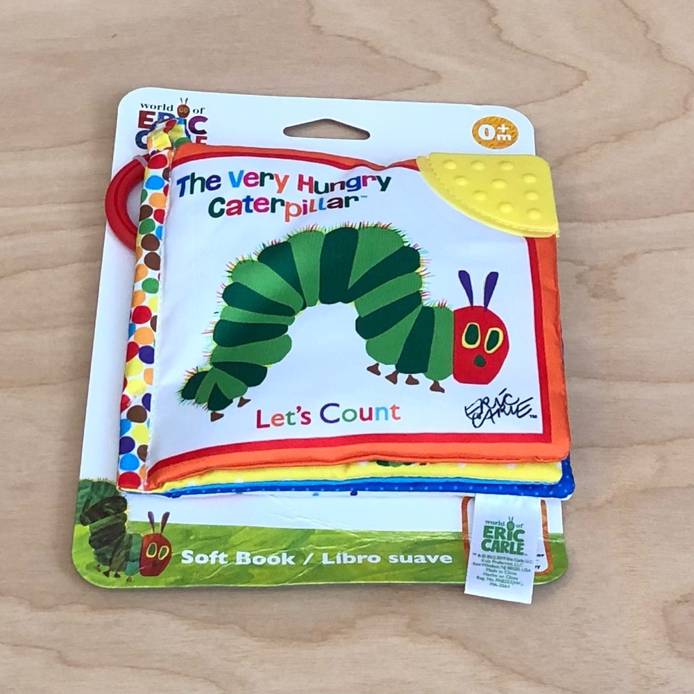 The Very Hungry Caterpillar Let's Count Soft Book - Multicolor Baby 0-3 Months.